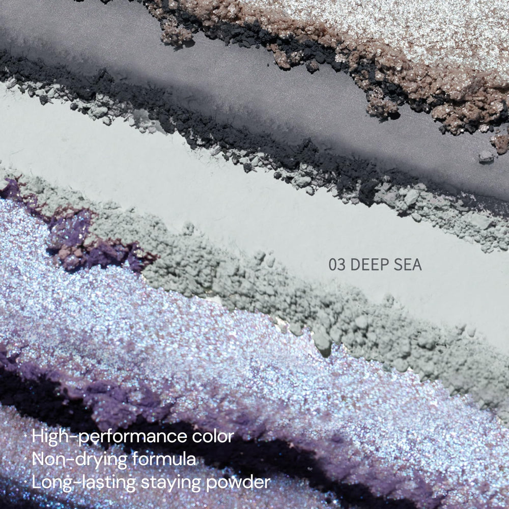 Flower Knows Shells Jewel palette four matte shades swatches for everyday smoky neutrals.