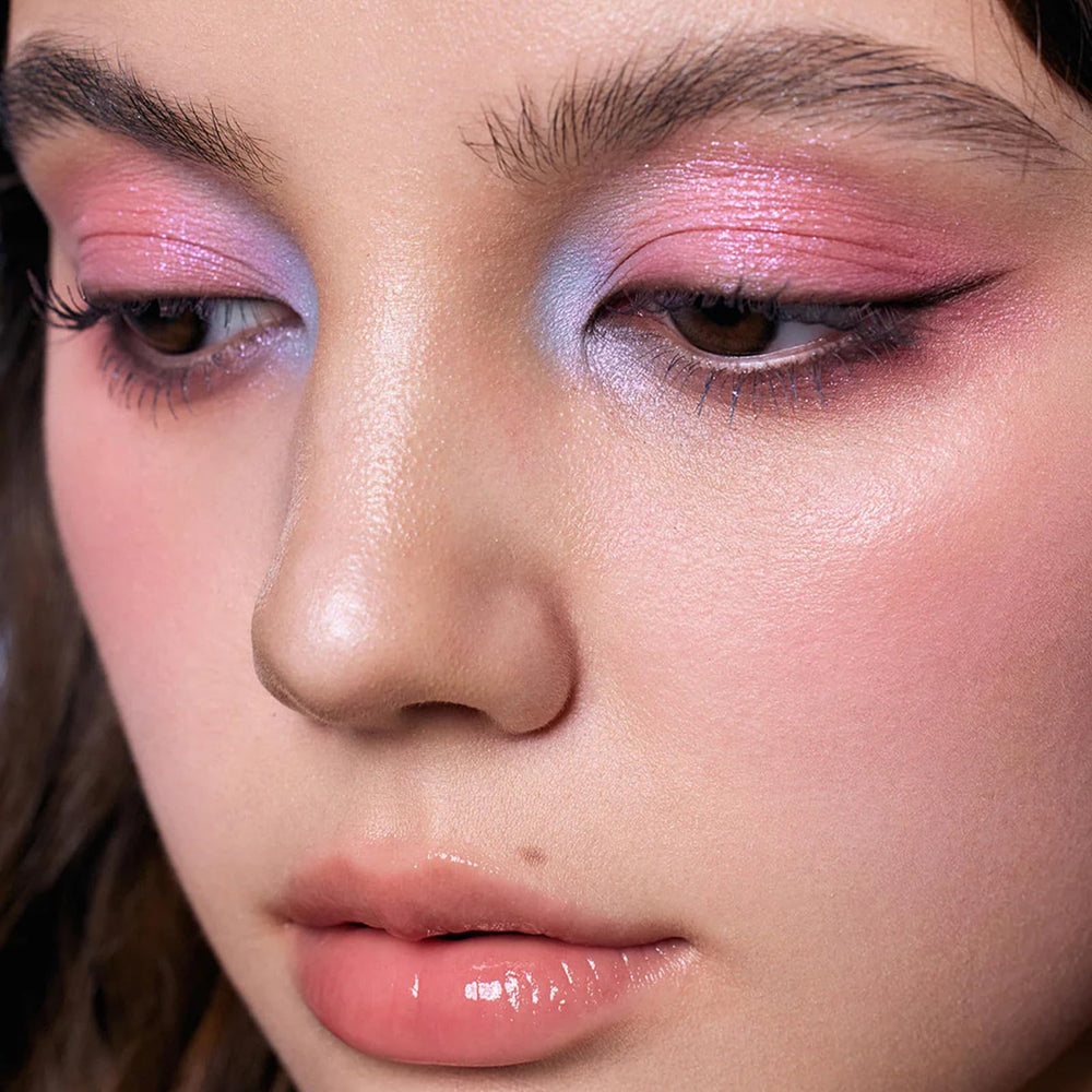Flower Knows Shell's Jewel palette open view displays 4 matte and 2 shimmer shades.