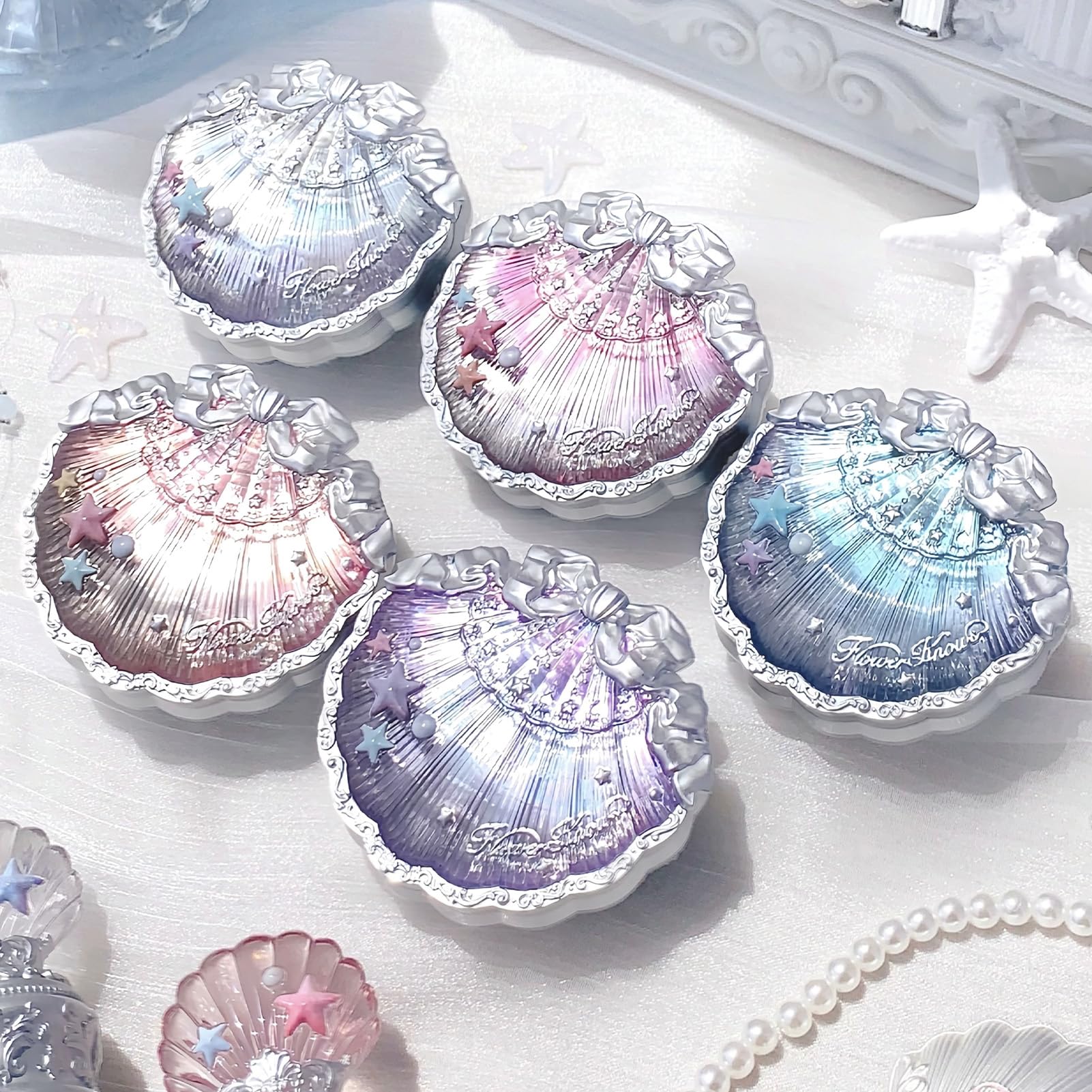 Flower Knows Shell's Jewel formula builds from sheer to rich color.