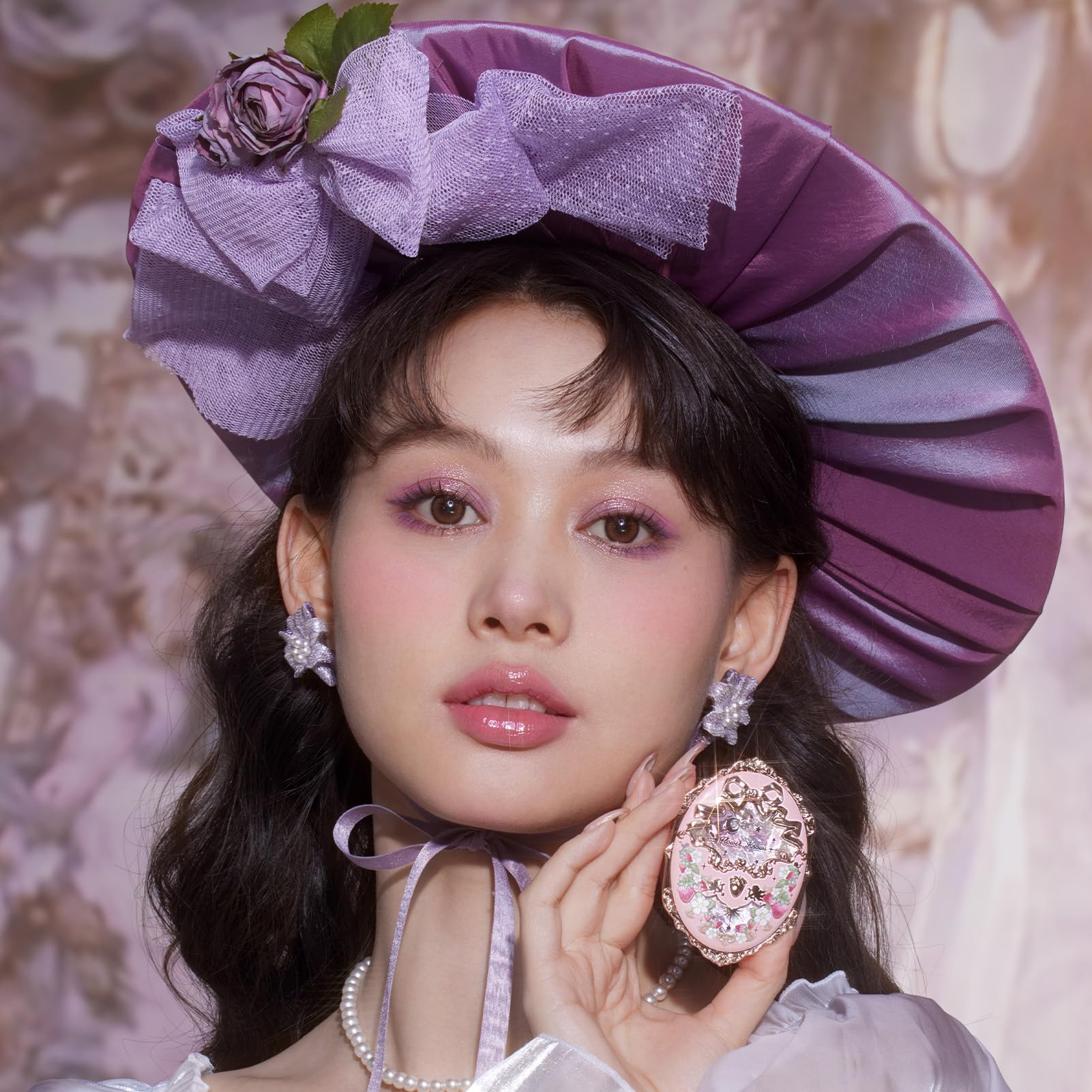 Flower Knows soft pink-to-peach shades flatter a range of skin tones.