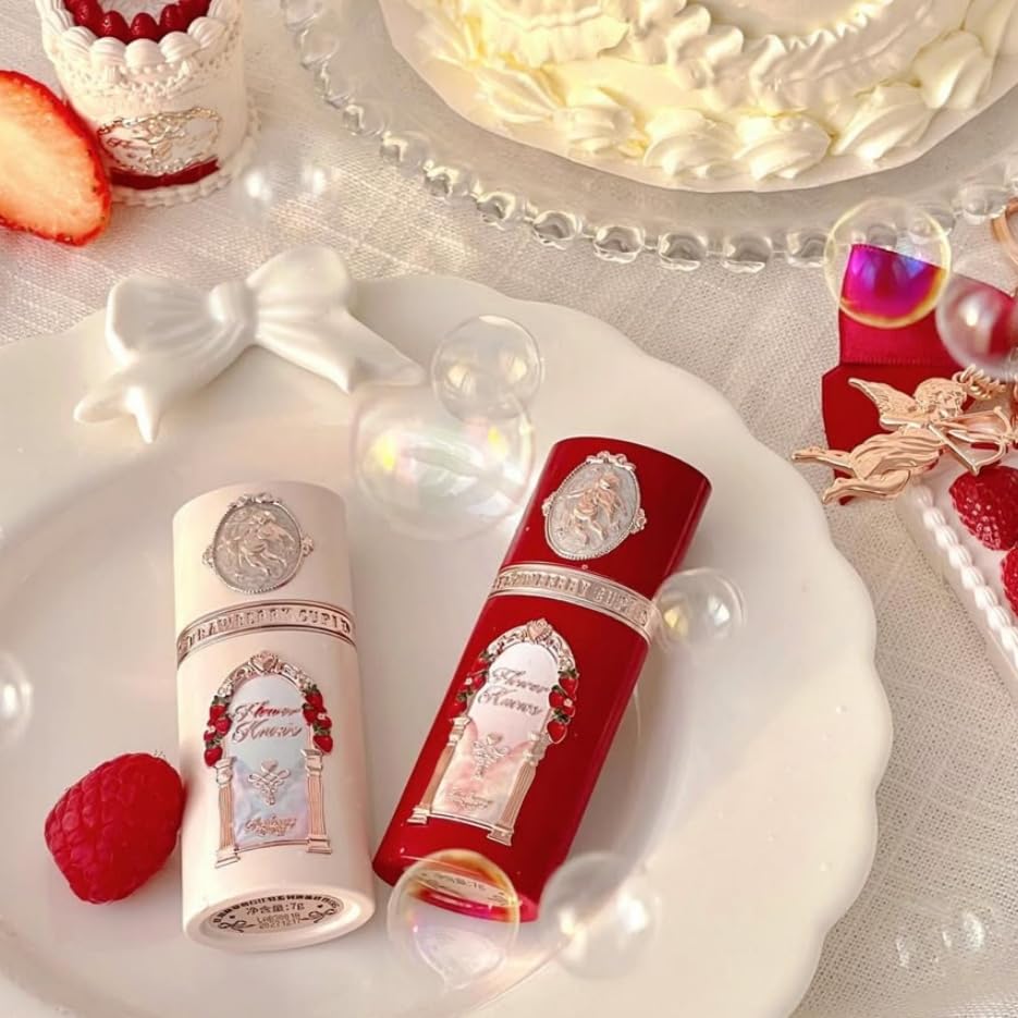 Flower Knows Strawberry Cupid glow stays all day on cheeks.