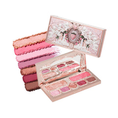 Flower Knows Strawberry Cupid Palette compact front for travel-friendly pink eye looks