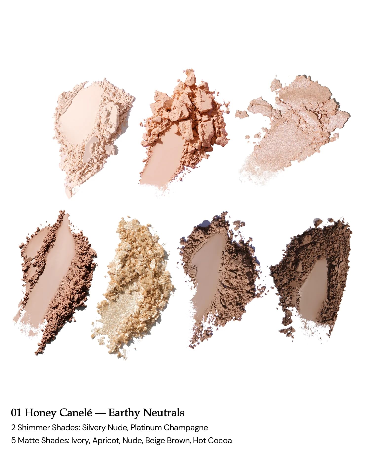 Flower Knows Strawberry Cupid Palette inside view reveals seven shades for eyes and cheeks.