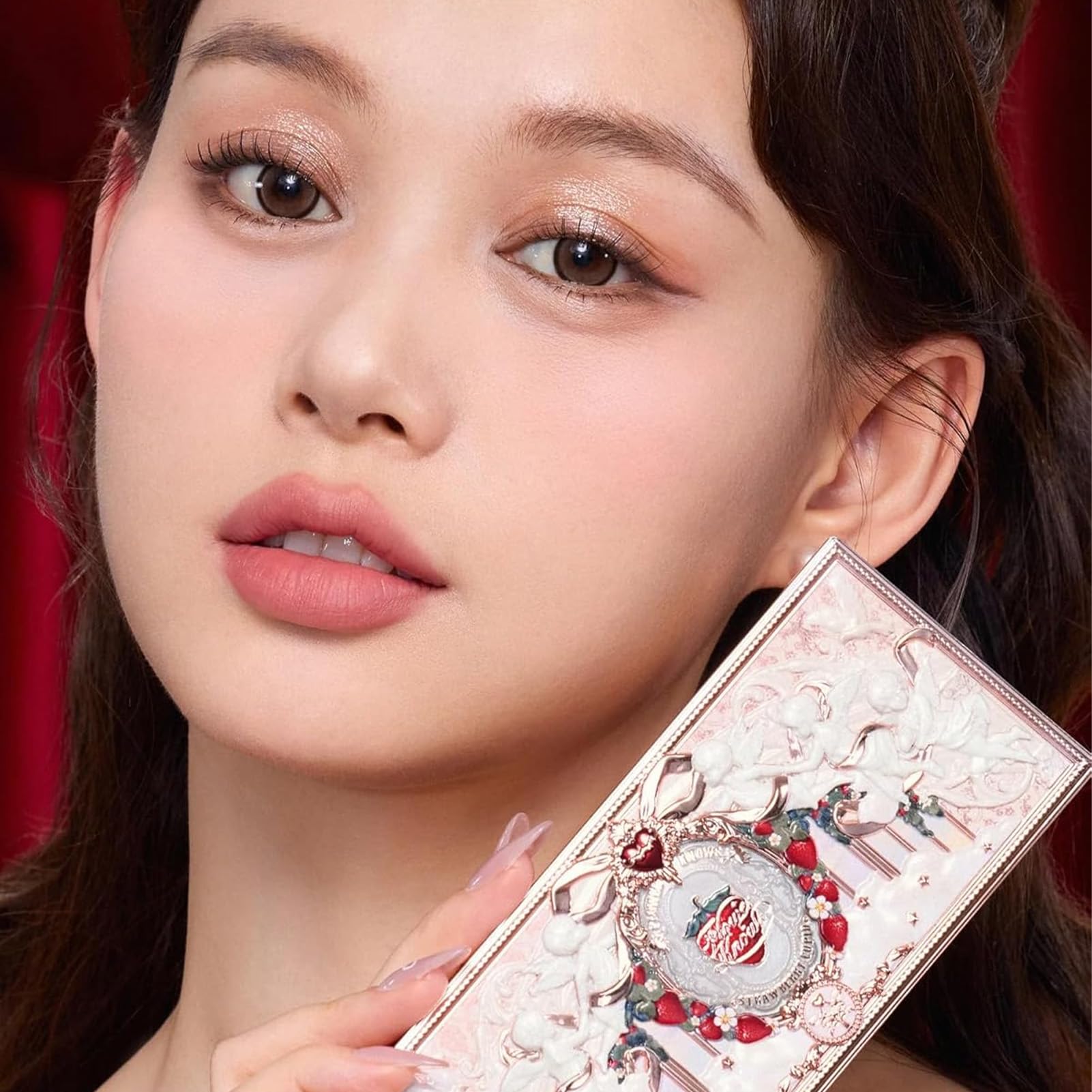Flower Knows Strawberry Cupid Palette matte shades offer soft glam possibilities.