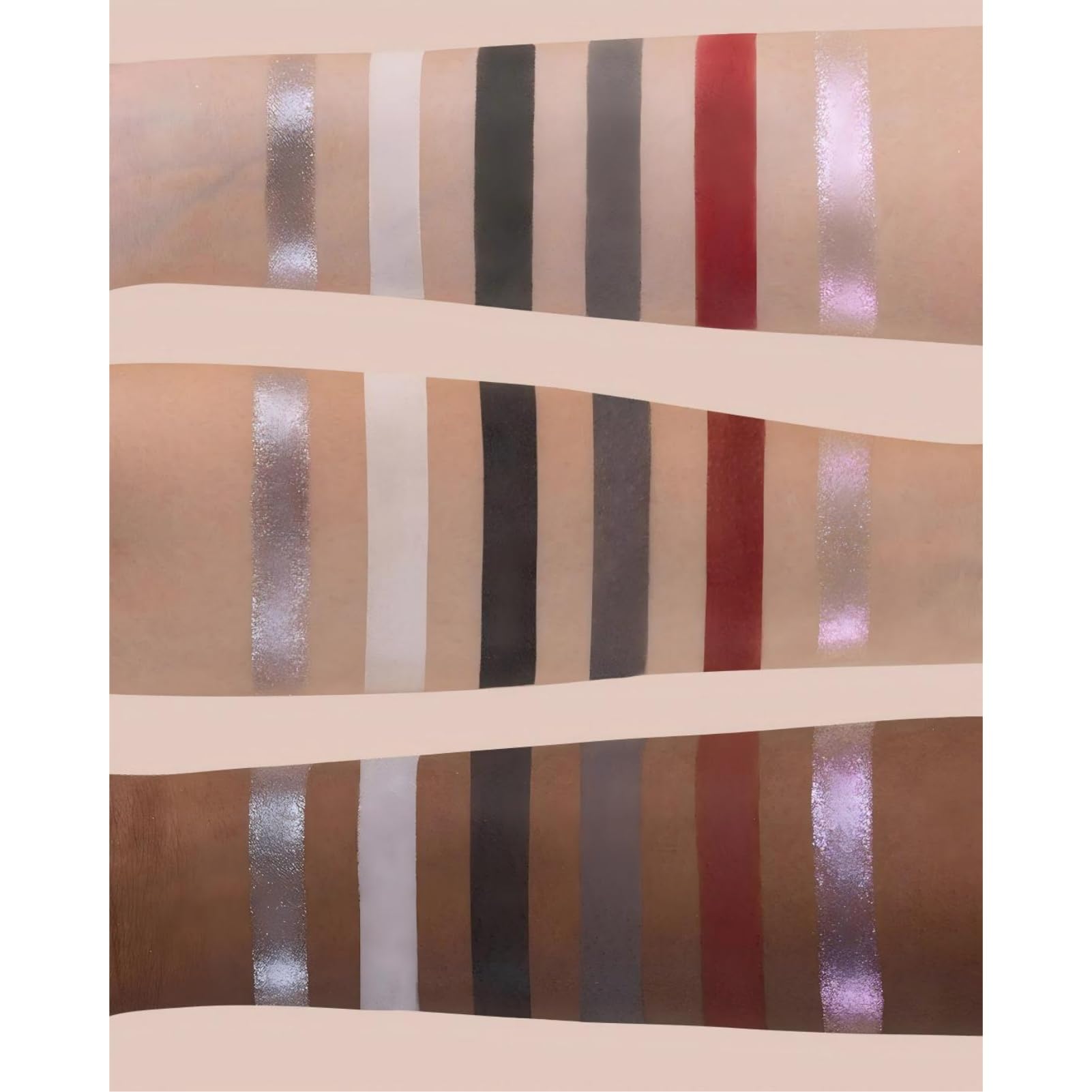Flower Knows Swan Ballet matte shades closeup deliver smooth, blendable color.