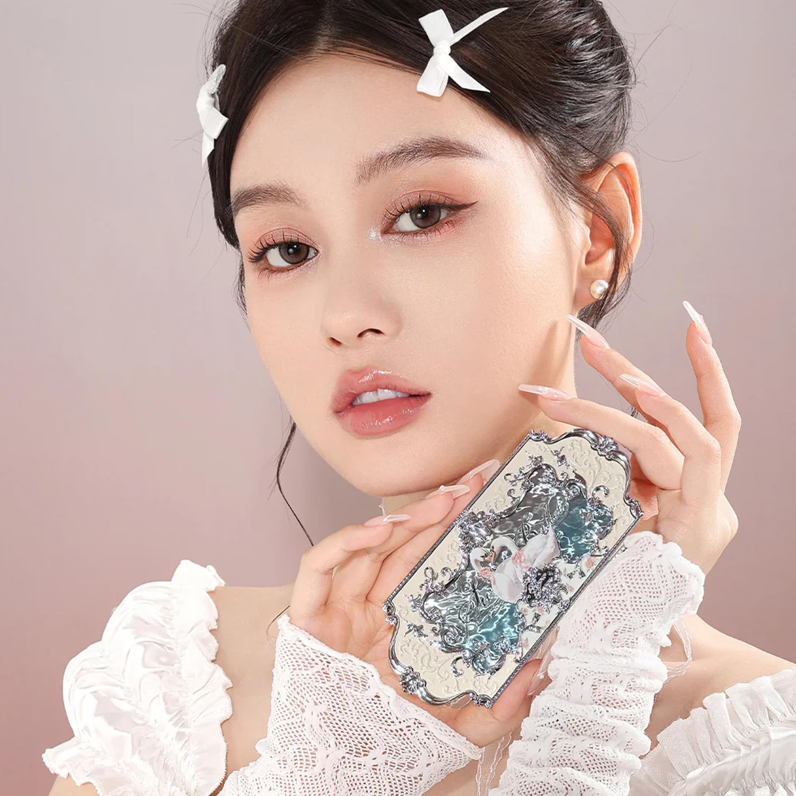 Flower Knows Swan Ballet palette swan art accents inspire playful looks