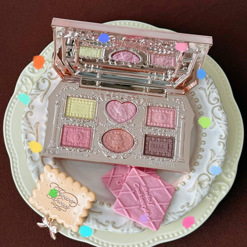 Flower Knows The Sweetie Bear buttery croissant swatch shows warm terracotta versatility.