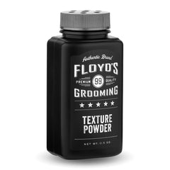 Floyd's 99 Hair Styling Powder bottle shows volume and texture enhancement