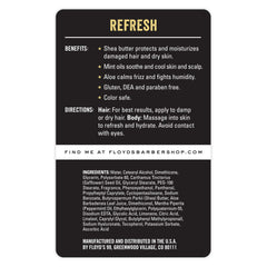 Floyd's 99 Refresh consistency swatch highlights moisturizing formula ideal for detangling