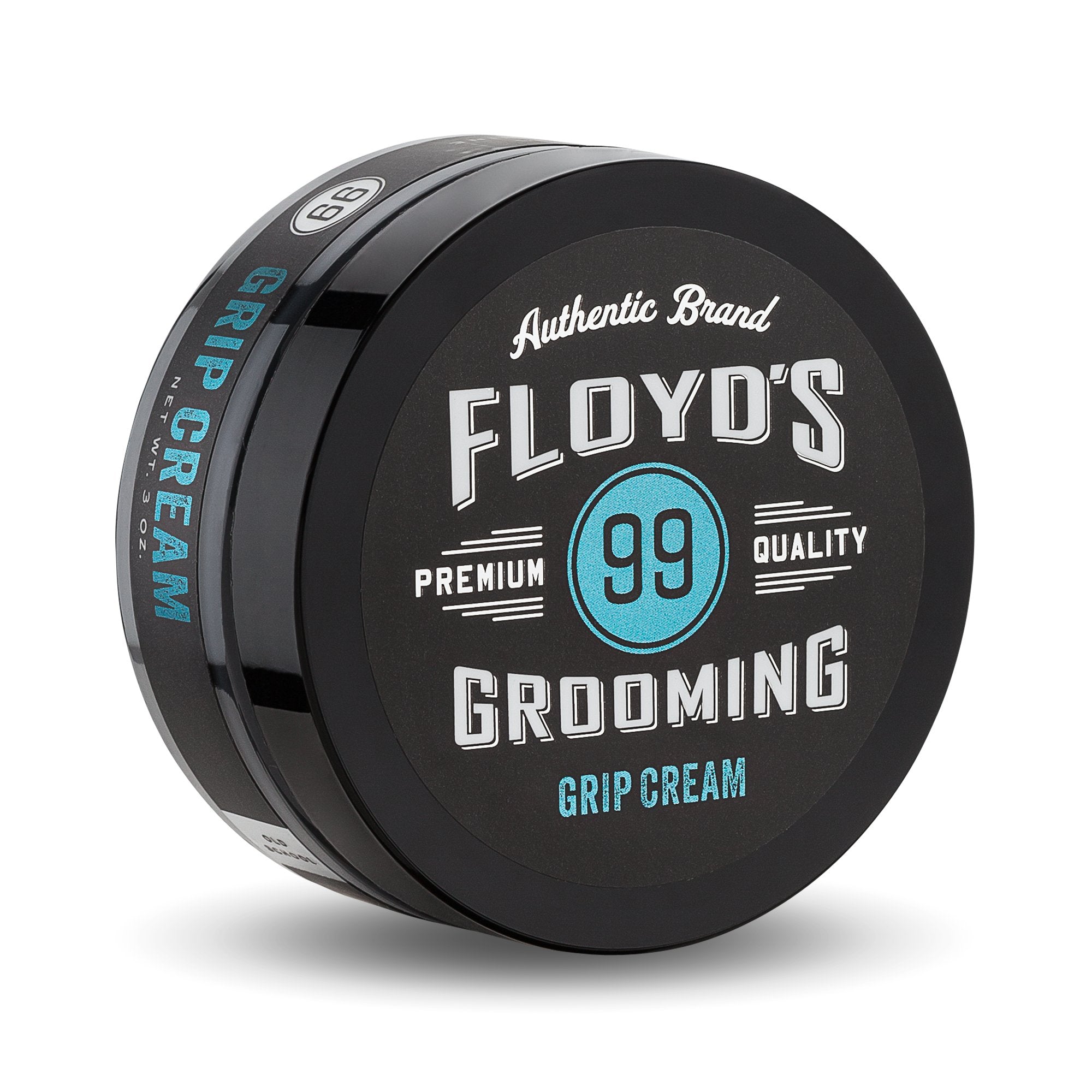Floyd's 99 Grip Cream high hold bottle closeup showing matte finish