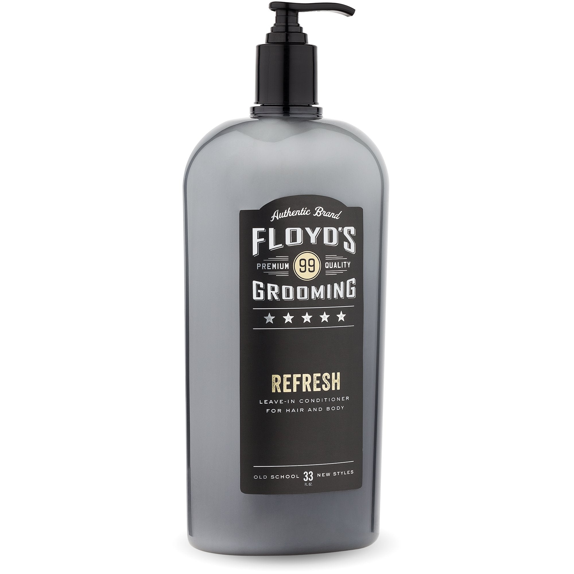 Floyd's 99 Refresh 33oz bottle; color protection and detangling.