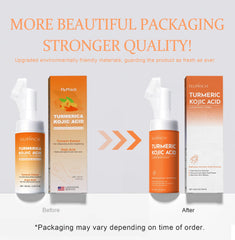 FluMisch cleanser bottle with pump releasing rich foam for gentle daily cleansing.