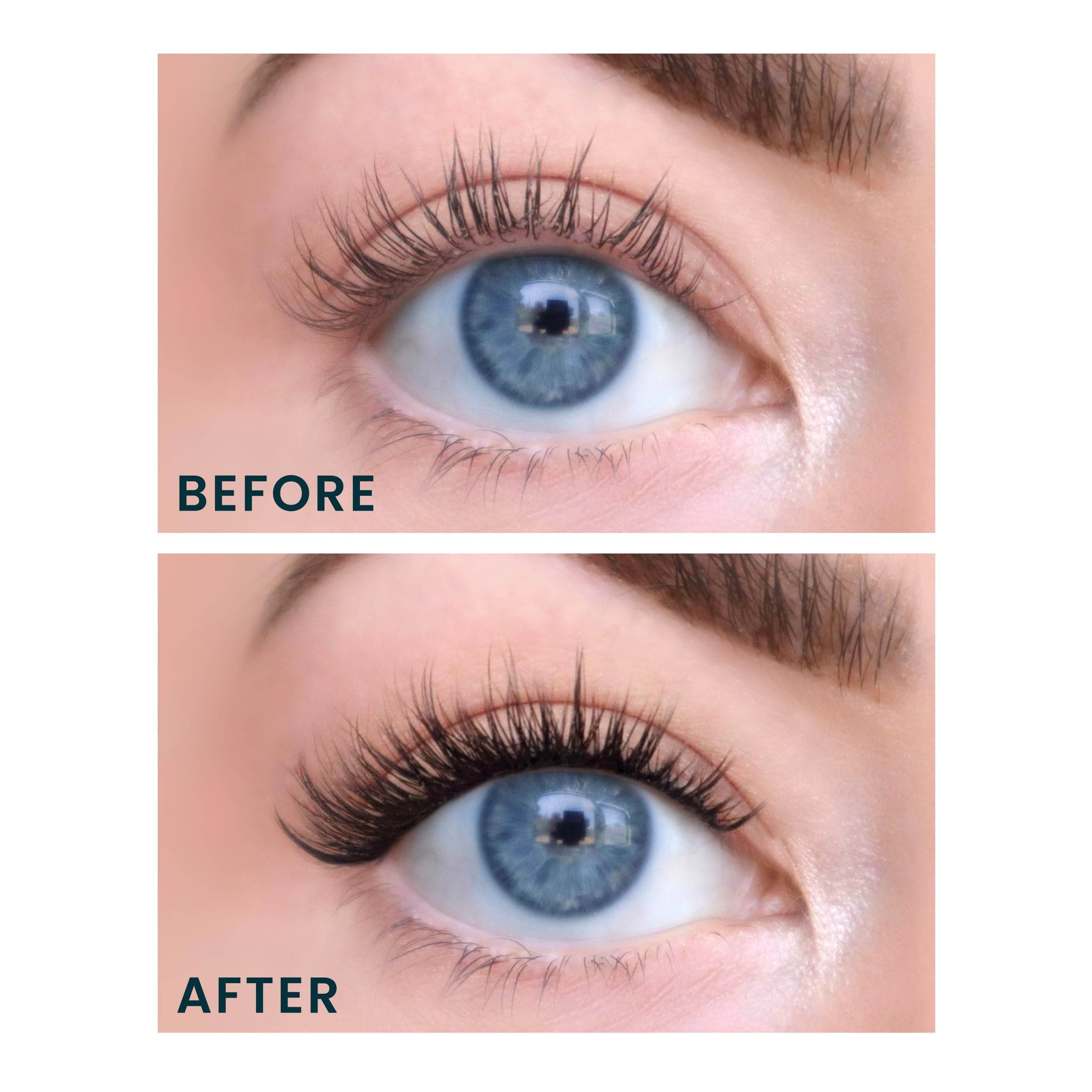 FlutterHabit Bestie Lash Clusters application demo showing at-home use