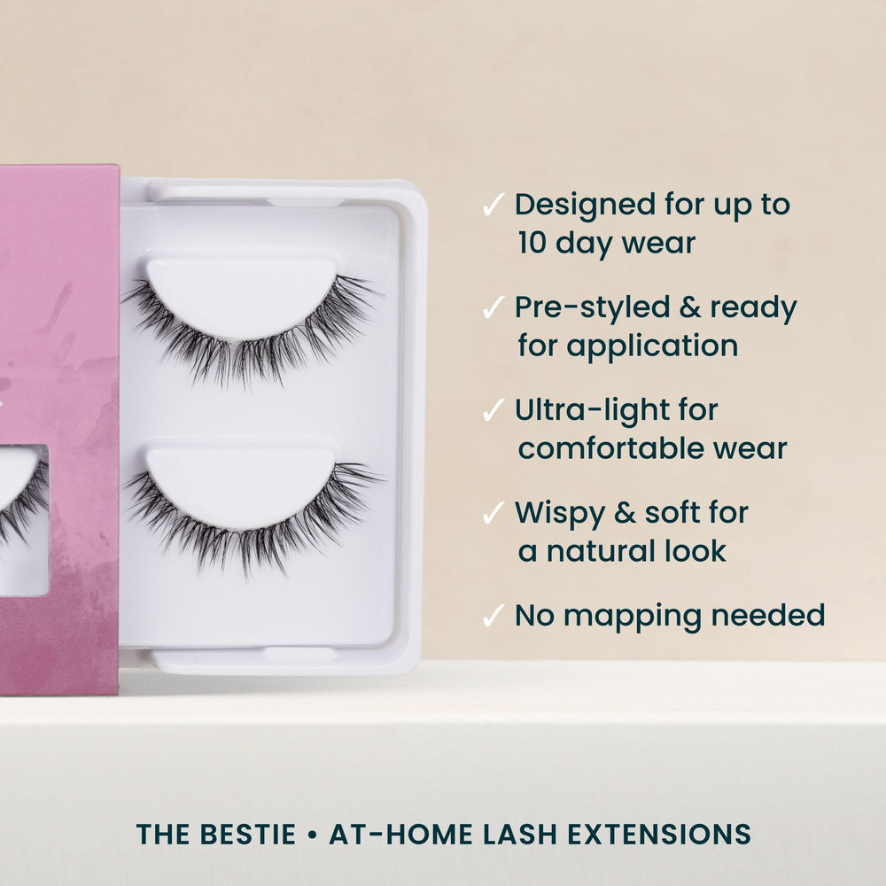 FlutterHabit Bestie Lashes 10-day wear proves durability during routines.
