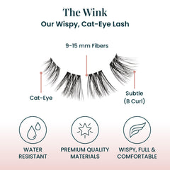 FlutterHabit lash applicator helps precise, comfortable at-home application.