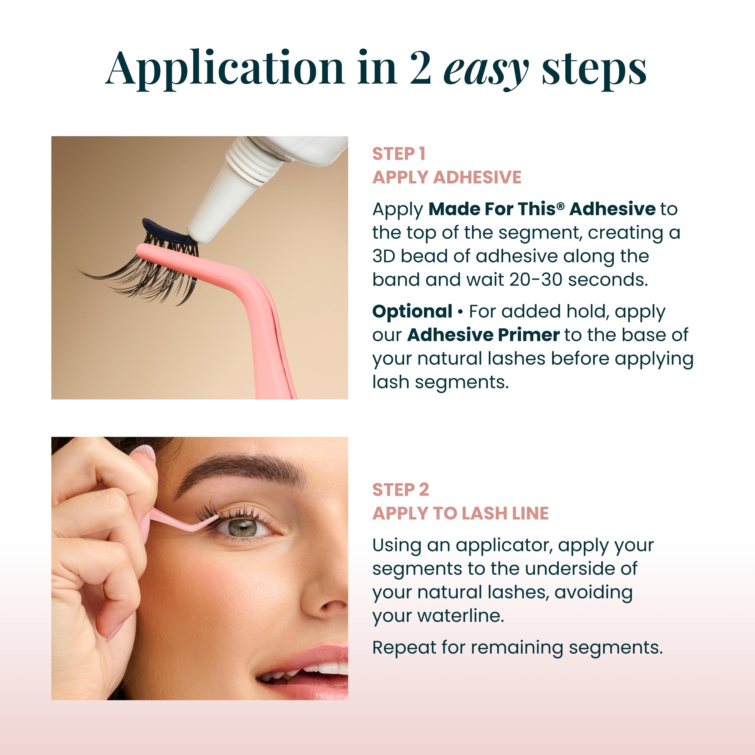 FlutterHabit lashes on eye daily routine: versatile style options for any day.