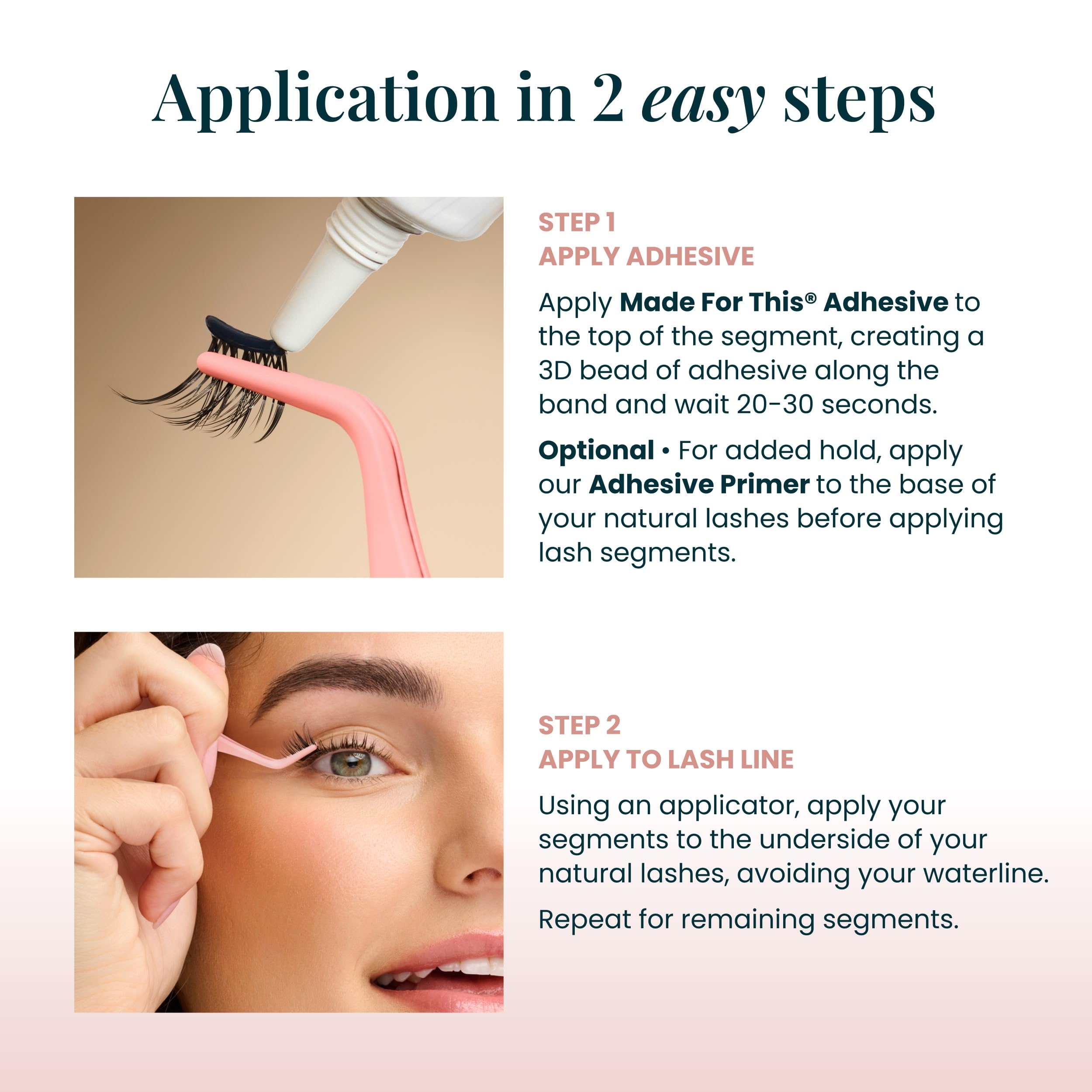 FlutterHabit Water Lily Lash Clusters wear-duration note up to ten days per set.