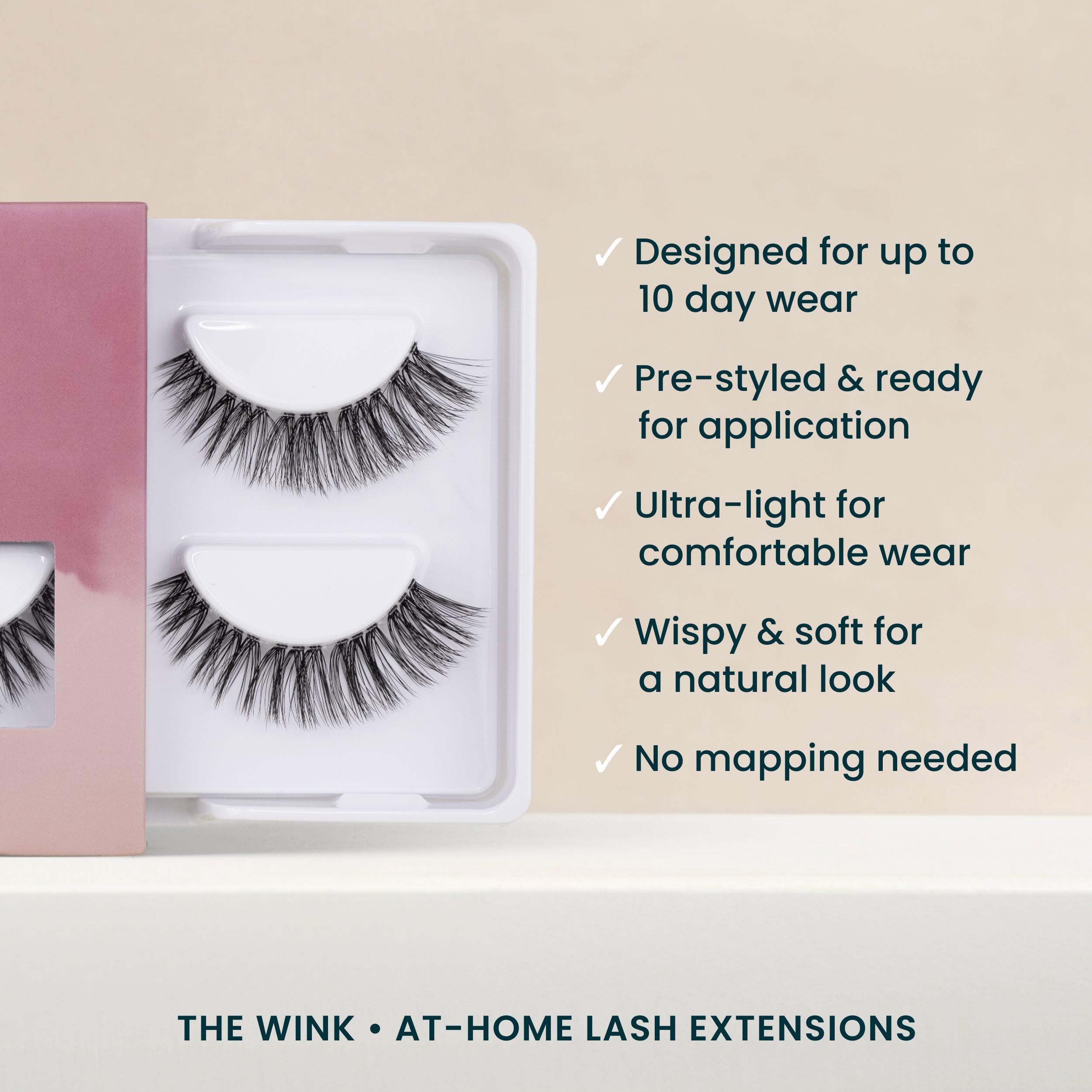 FlutterHabit The Wink Lashes adhesive-ready feature highlights durability