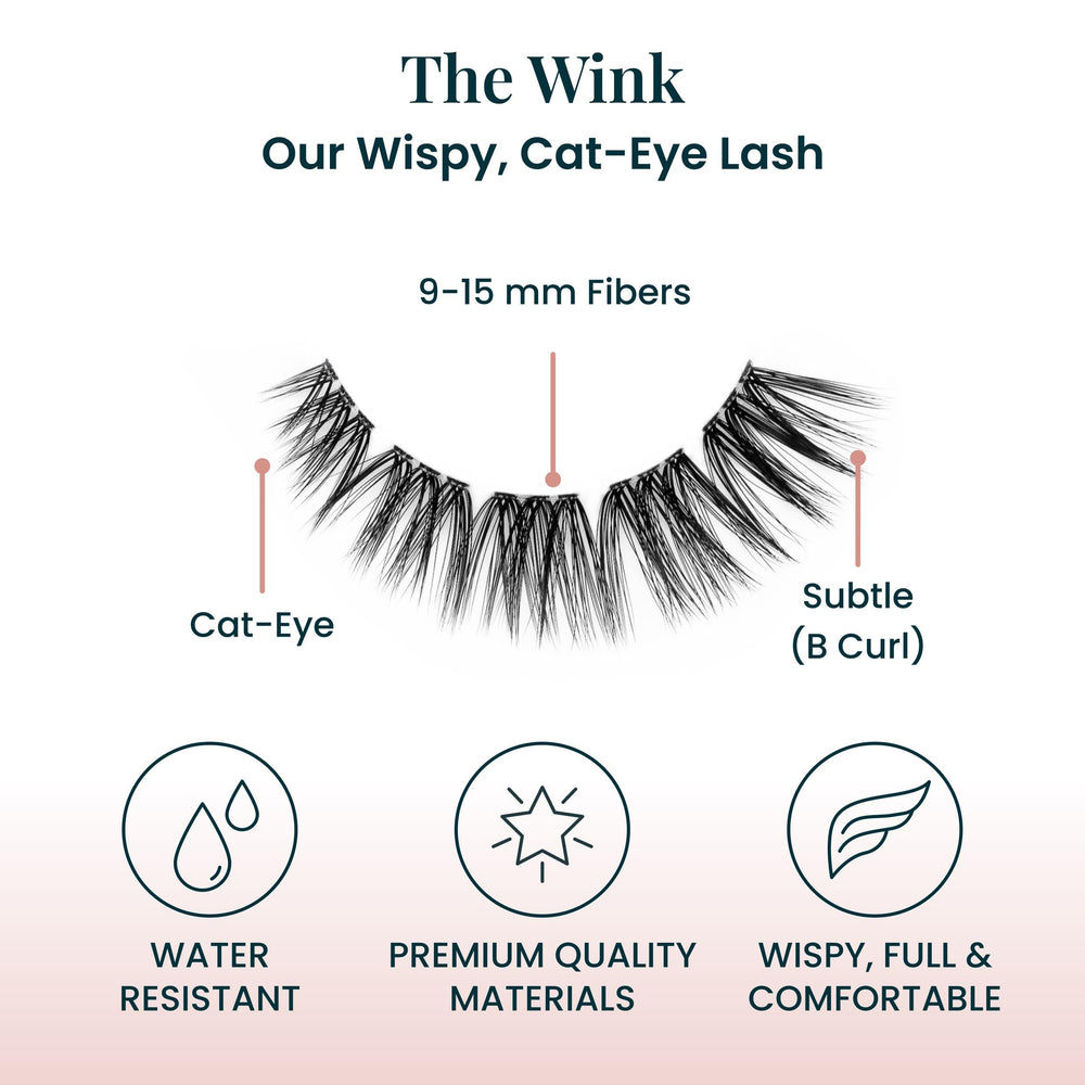 FlutterHabit The Wink Lashes base application demonstrates natural finish