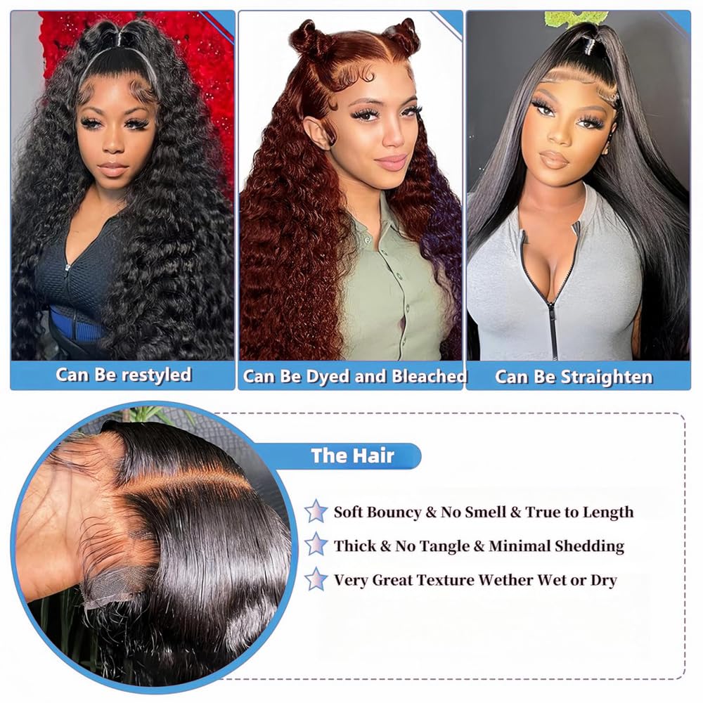 Flwing 100 percent raw Brazilian hair highlights durability and versatile restyling