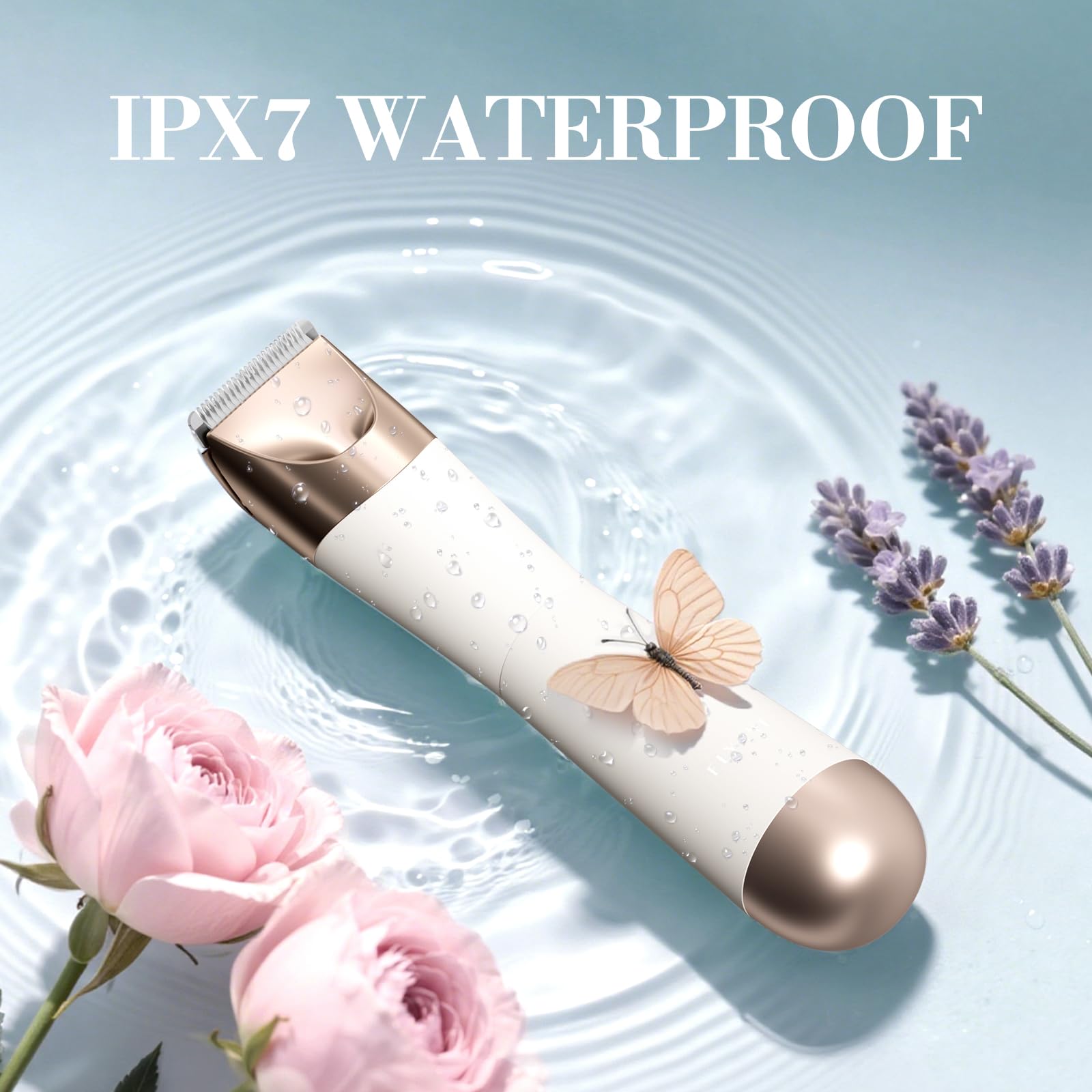 Flyant Bikini Trimmer rechargeable via USB supports travel-ready grooming anywhere.