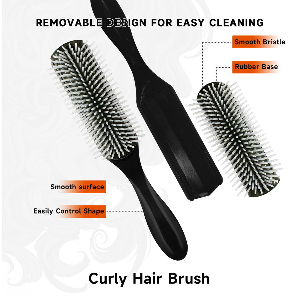 FlyLanyards bristle brush with ergonomic grip for smooth drying.