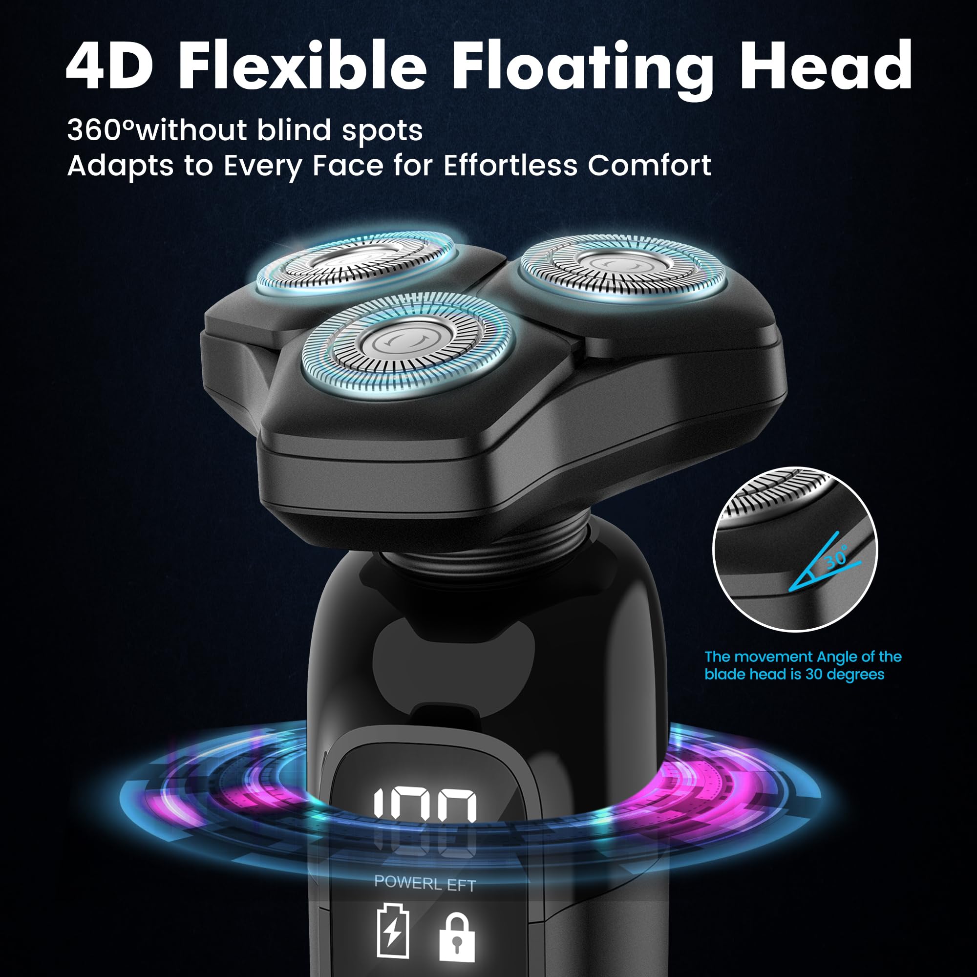 Flynth 3-in-1 multi-function with travel case enables versatile grooming.