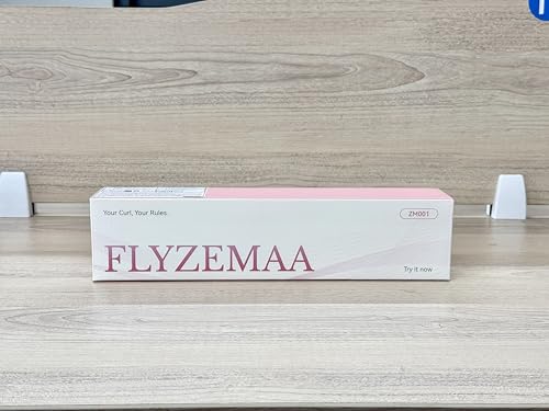 FLYZEMAA Thermal Brush long-hair styling demonstrates lifted roots and volume.
