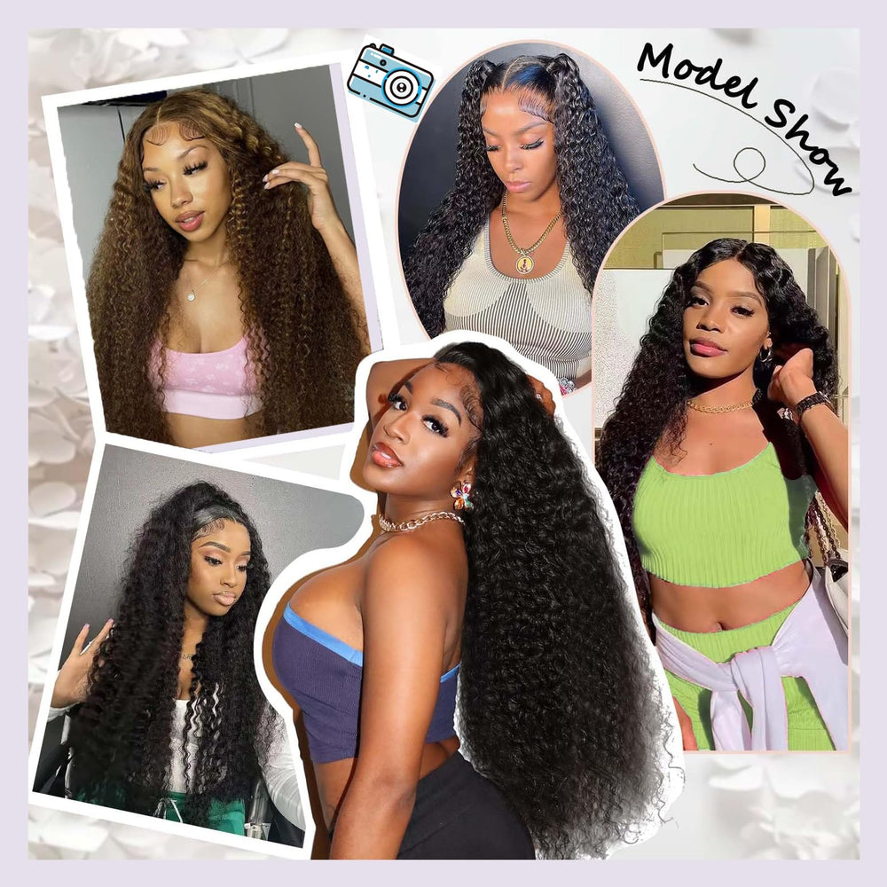 Flyzhuim Deep Wave Bundles no tangle for easy daily styling.