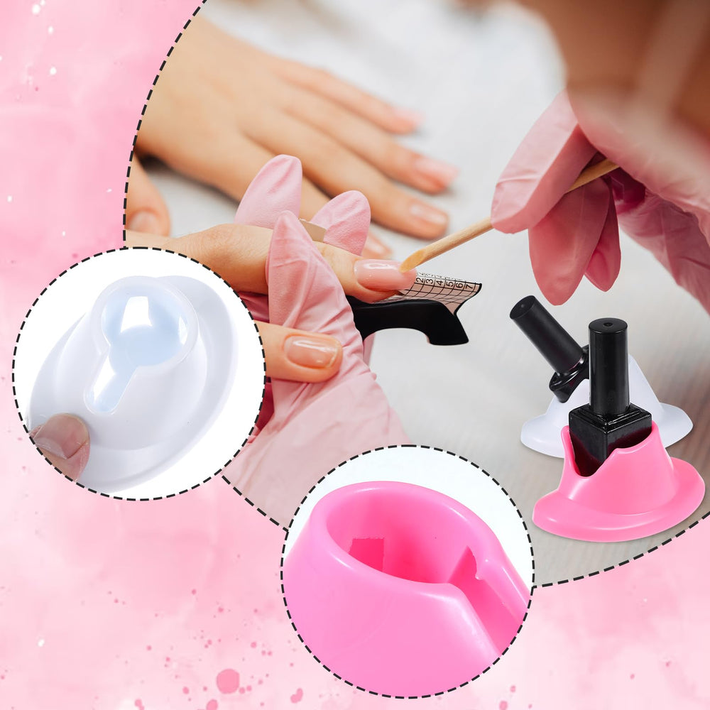 FNANJWQ exhibe esmaltes de forma ordenada en mesa
