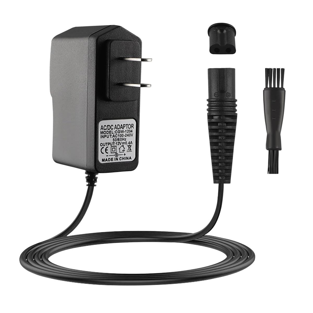 FNKTQL 12V charger for Braun Series 9-8-7-6-5 with 5ft cable for flexible charging