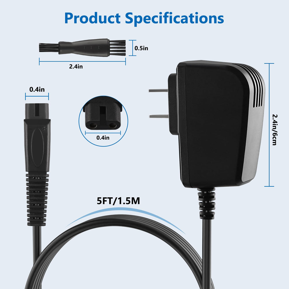 FNKTQL replacement charger designed for Braun shavers and quick setup