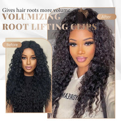 Foaryoer root lifting clip one-handed-use speeds up styling in minutes