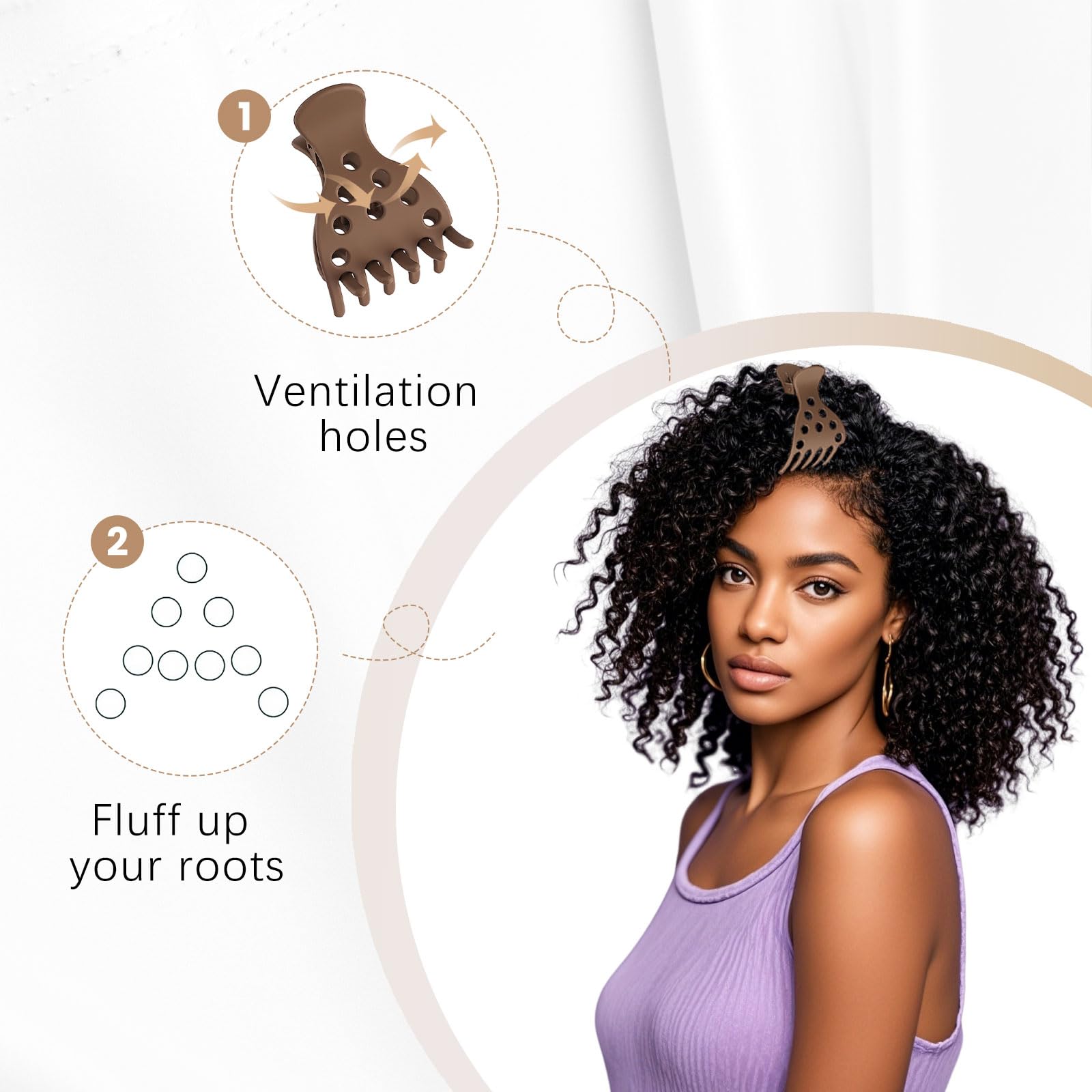 Foaryoer root lifting clip premium-materials durable clip with strong grip for long-lasting use