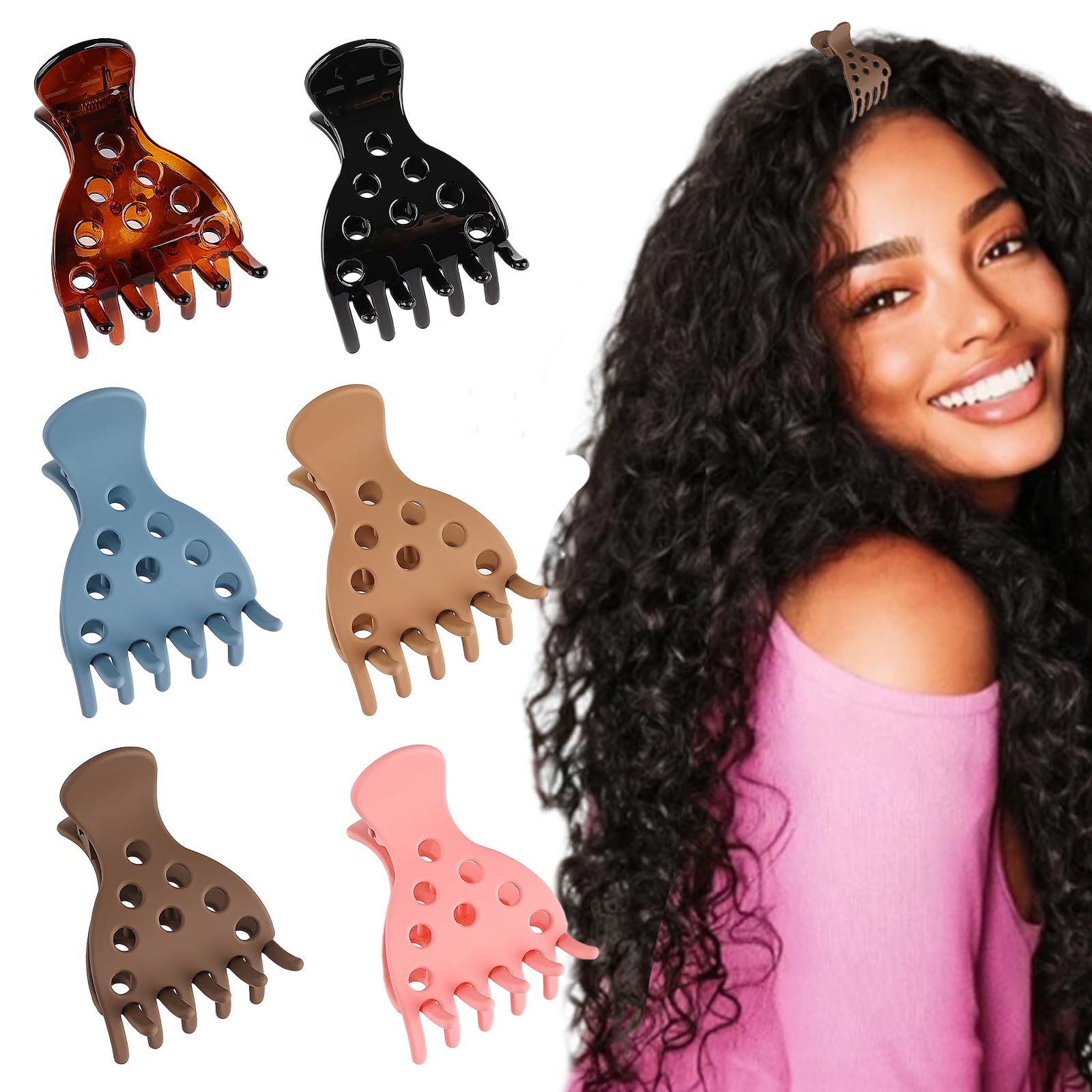 Foaryoer root lifting clip volume-curly-hair grips firmly for voluminous curls