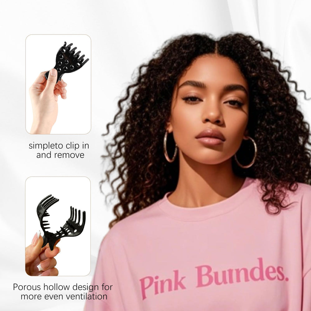 Foaryoer root lifting clip wide-applications versatile for straight, curly, fine or thick hair