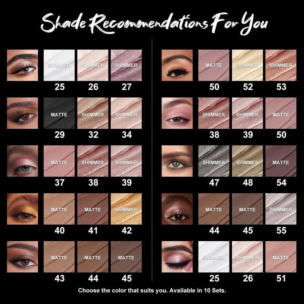 FOCALLURE 3in1 eye look inspiration demonstrates versatile use on lids.