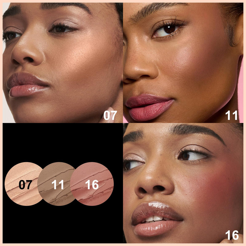 FOCALLURE blush stick adds rosy tint for natural flush