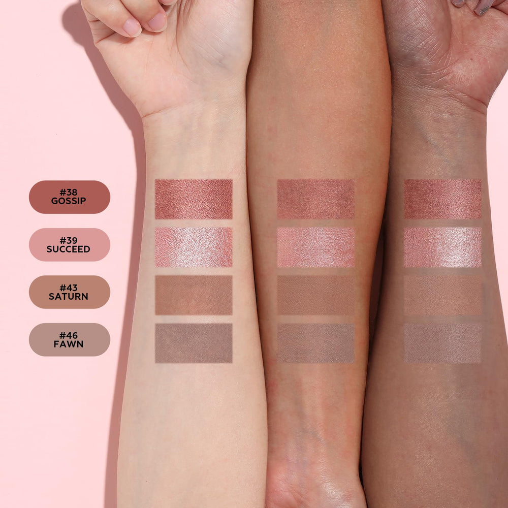 FOCALLURE crease-proof, sweatproof formula keeps color vibrant from morning to night.
