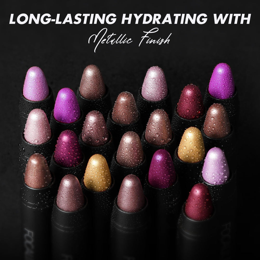 FOCALLURE Long-lasting Lip Crayon wears color without heavy feel
