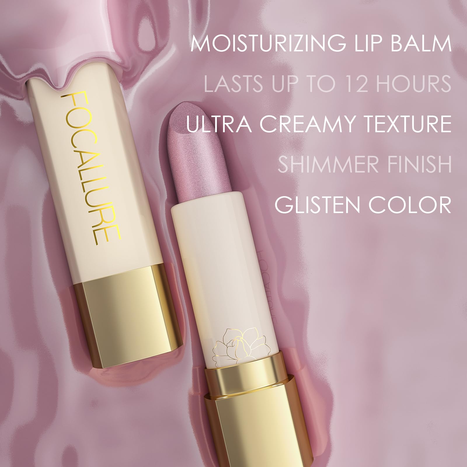 FOCALLURE creamy-texture lip color glides on smoothly