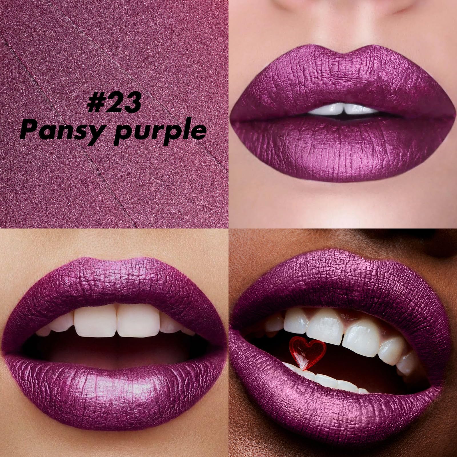 FOCALLURE Rich Vitamin E Lip Crayon swatch for precise, long-lasting color