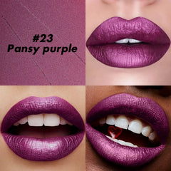FOCALLURE Rich Vitamin E Lip Crayon swatch for precise, long-lasting color