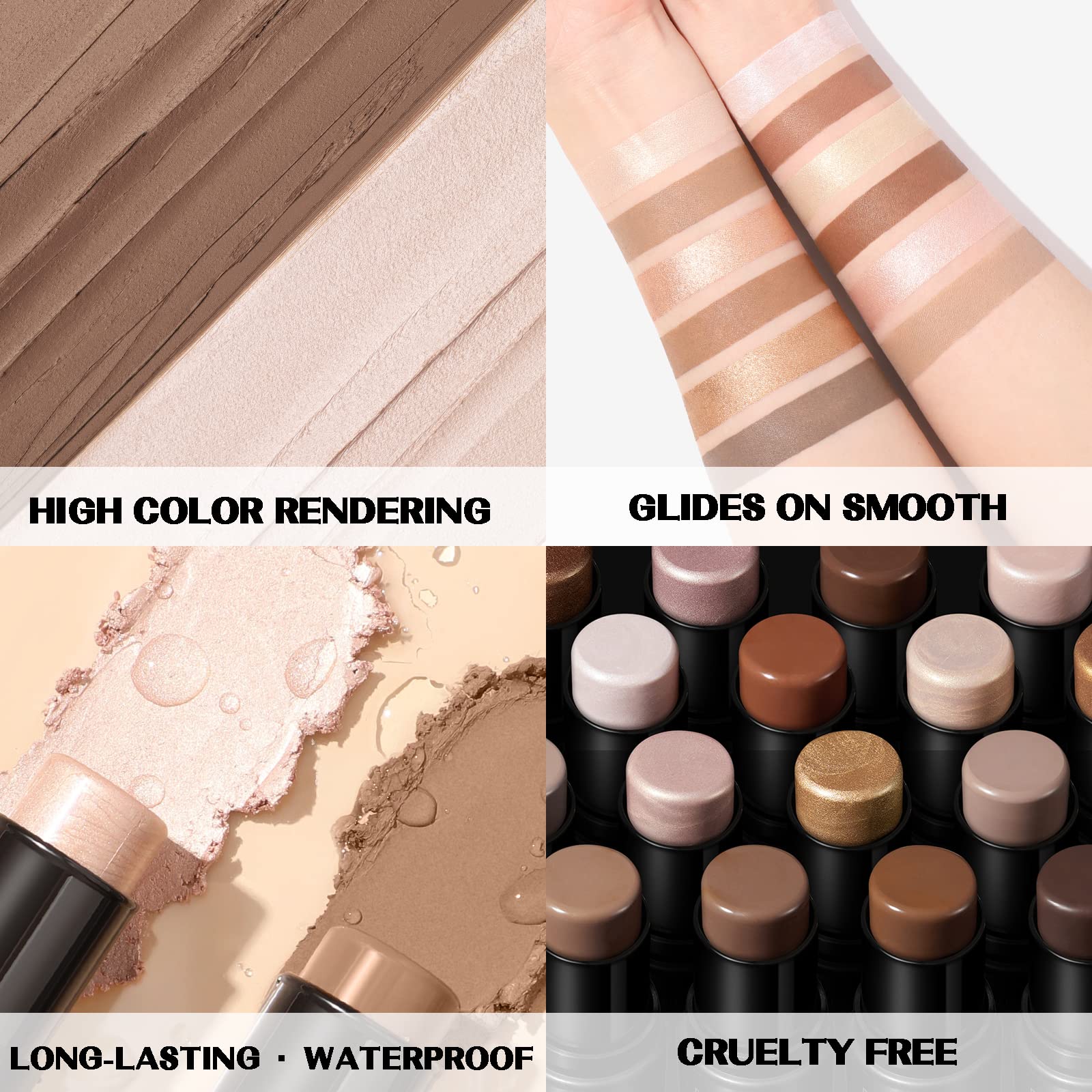 FOCALLURE smooth glide formula avoids greasiness for comfortable wear