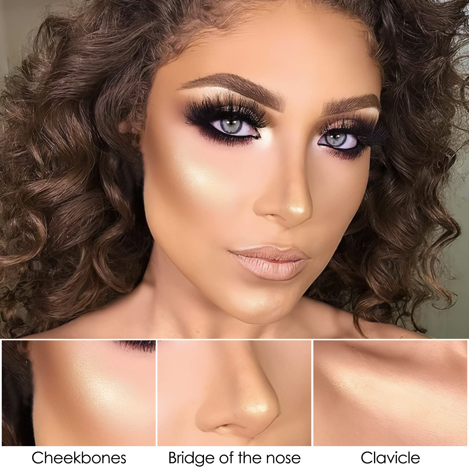 FOCALLURE waterproof longwear contour makeup resists creasing throughout day