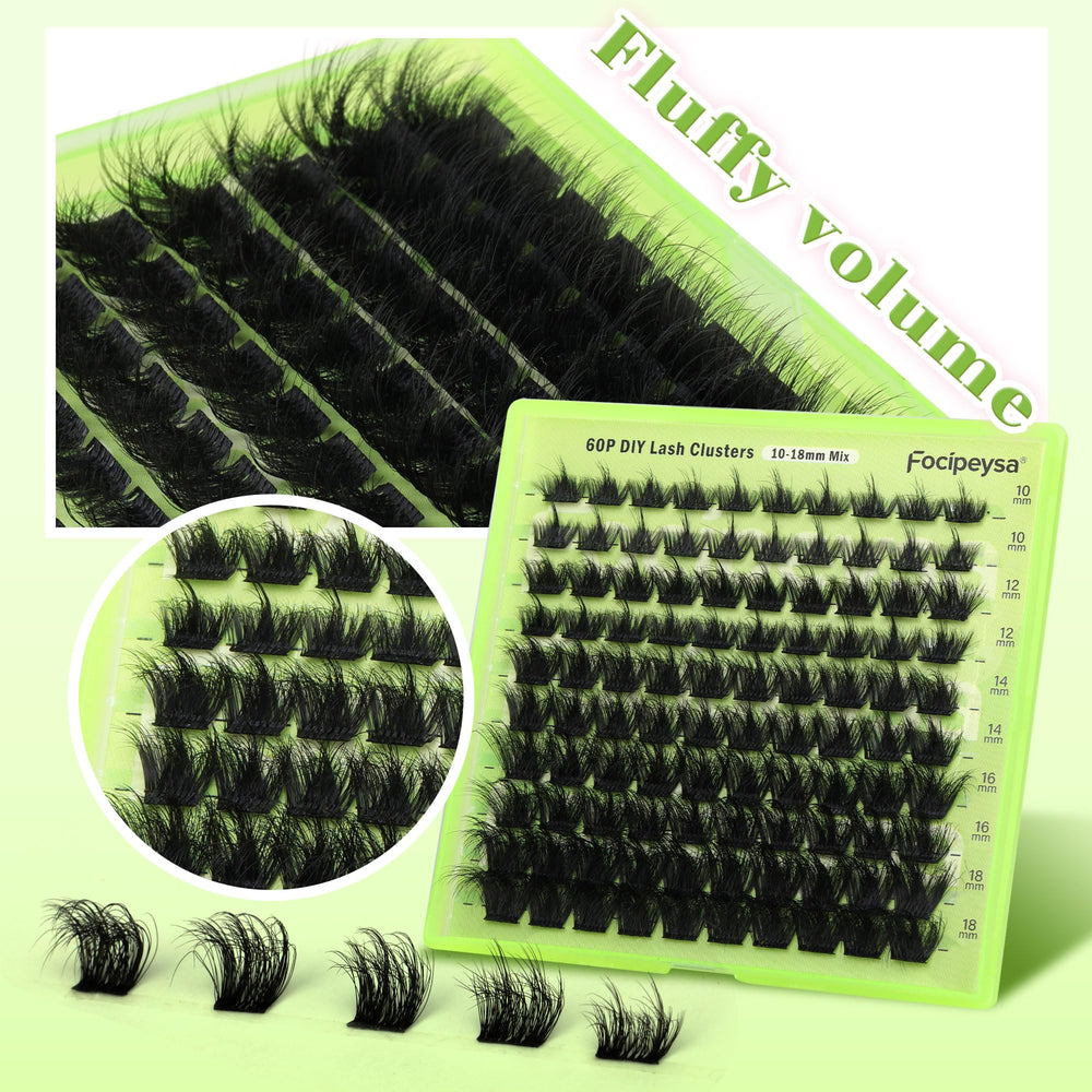 Focipeysa 10-18mm mixed lengths enabling customized lash style