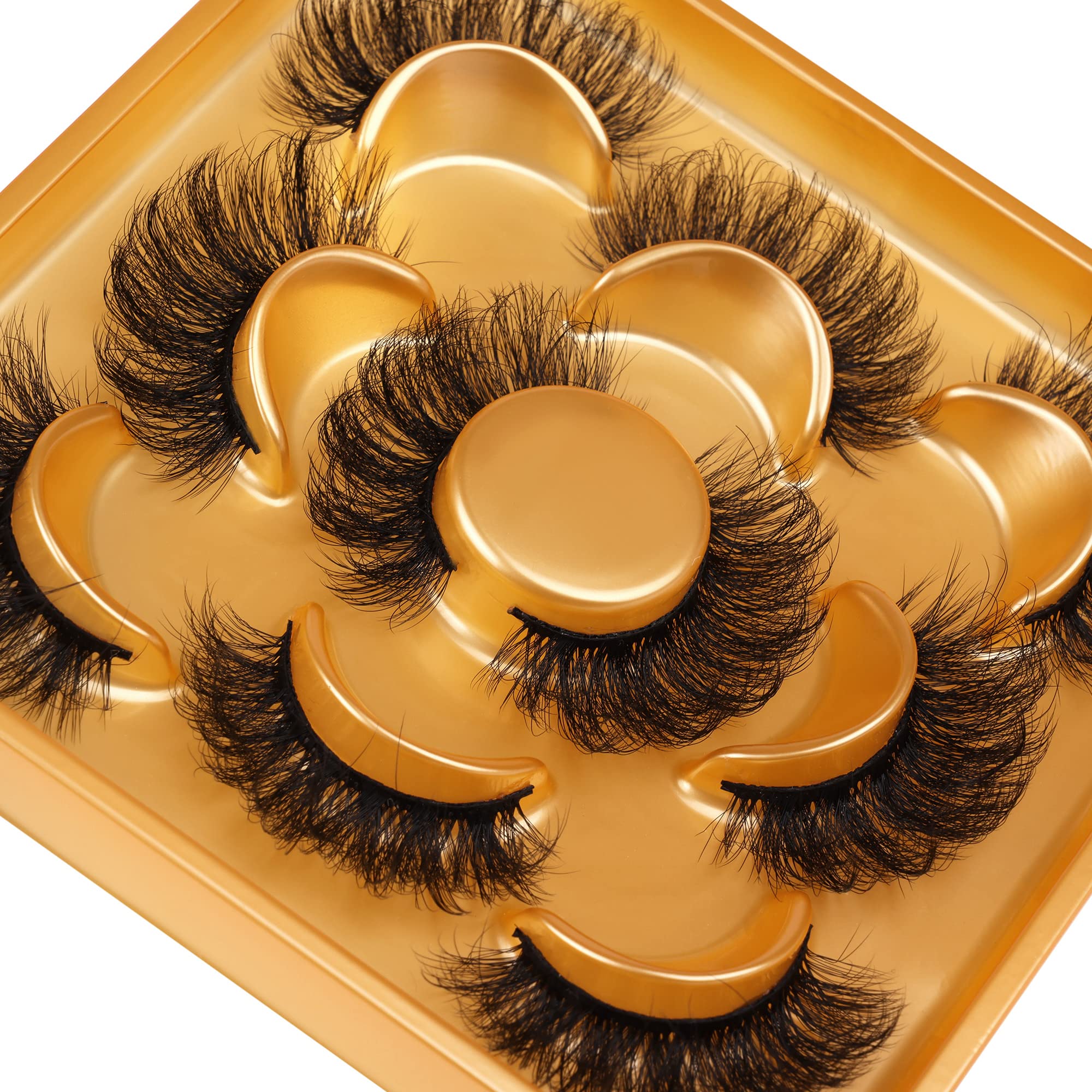 Focipeysa 18mm round lashes create eye-opening drama without extensions.