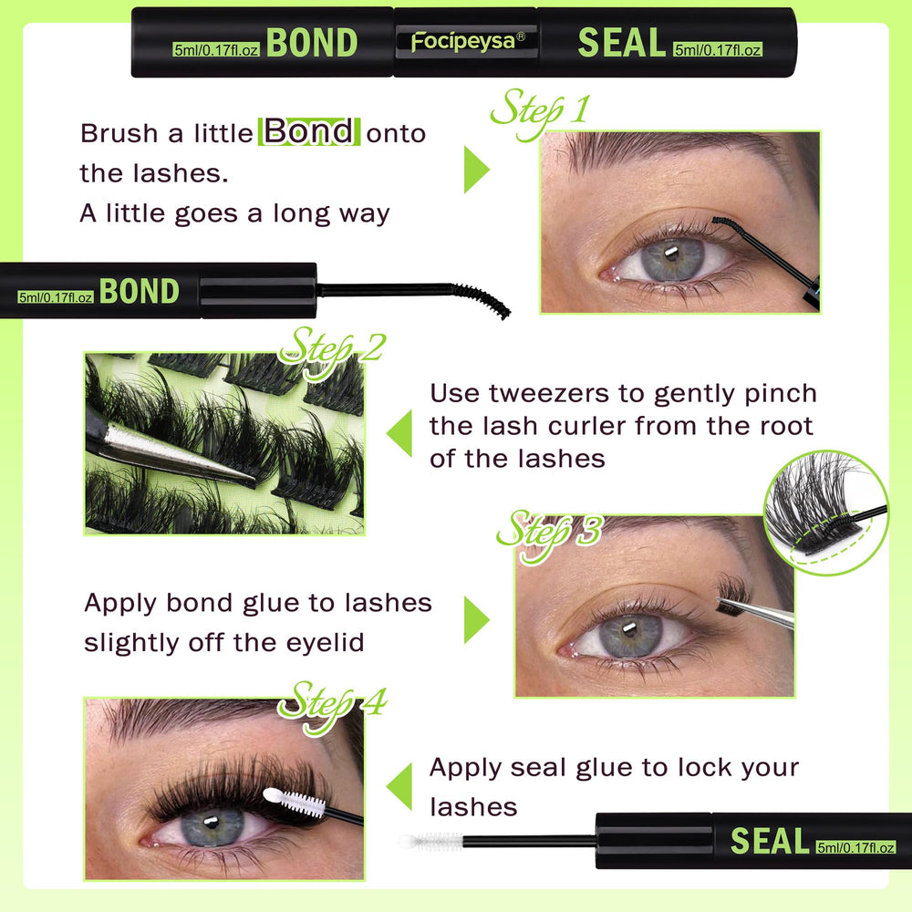 Focipeysa beginner-friendly DIY kit for easy at-home lash styling