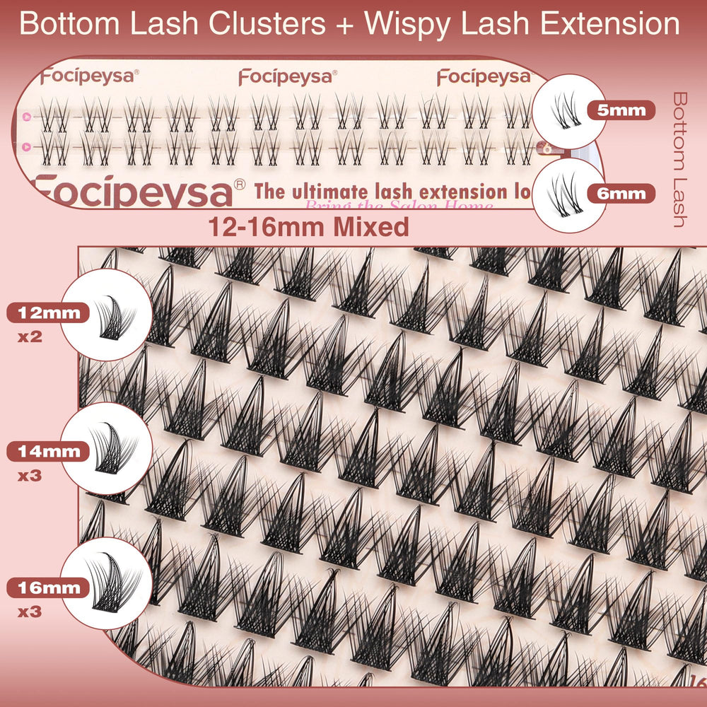 Focipeysa DIY Beginners approach supports a quick 1-minute lash application at home.