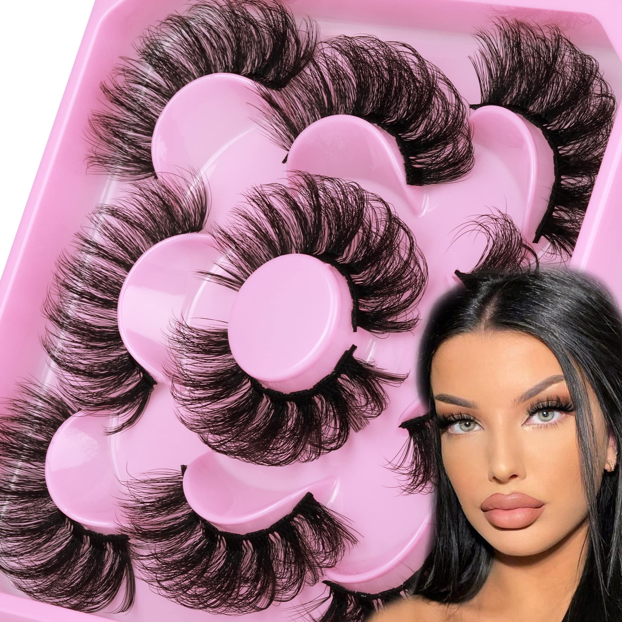 Focipeysa dramatic eyelashes 22mm DCurl closeup shows bold, natural-looking daily drama